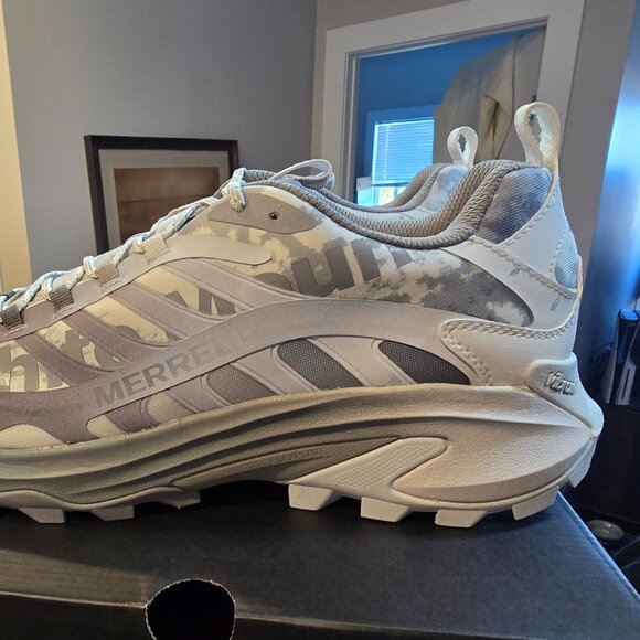 Merrell White Mountaineering X Moab Speed 2 GORE-TEX Grey J5006819 Mens Sz 10.5 - Picture 1 of 13